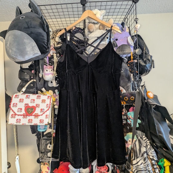 Killstar Dresses & Skirts - Velvet Killstar Pentagram Dress